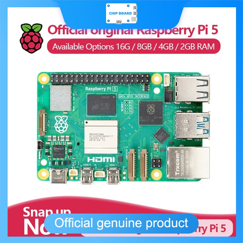 Official Raspberry Pi 5 Single - đánh giá và giá Raspberry Pi 5 8Gb Kit